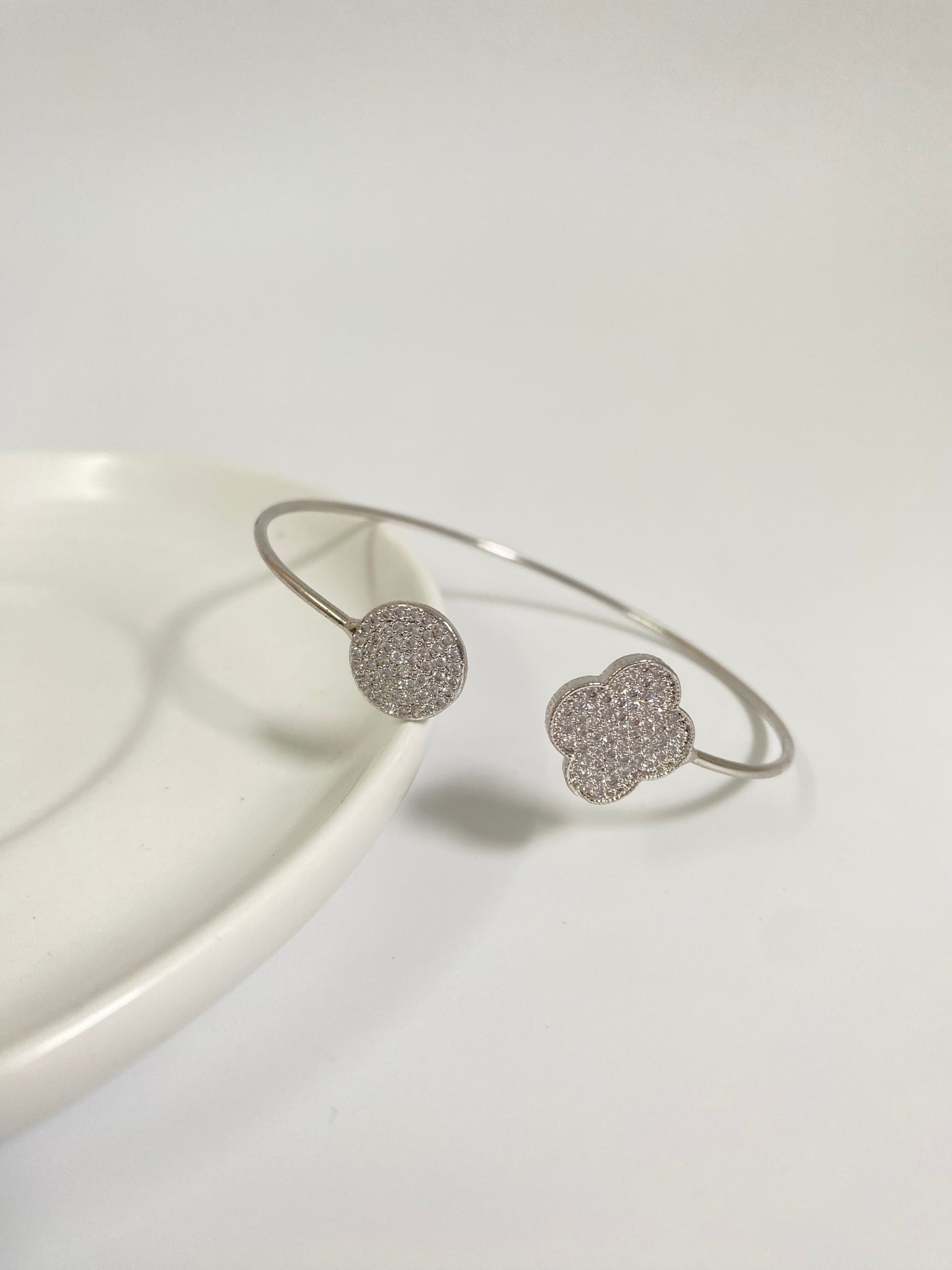 Silver Clover bracelet