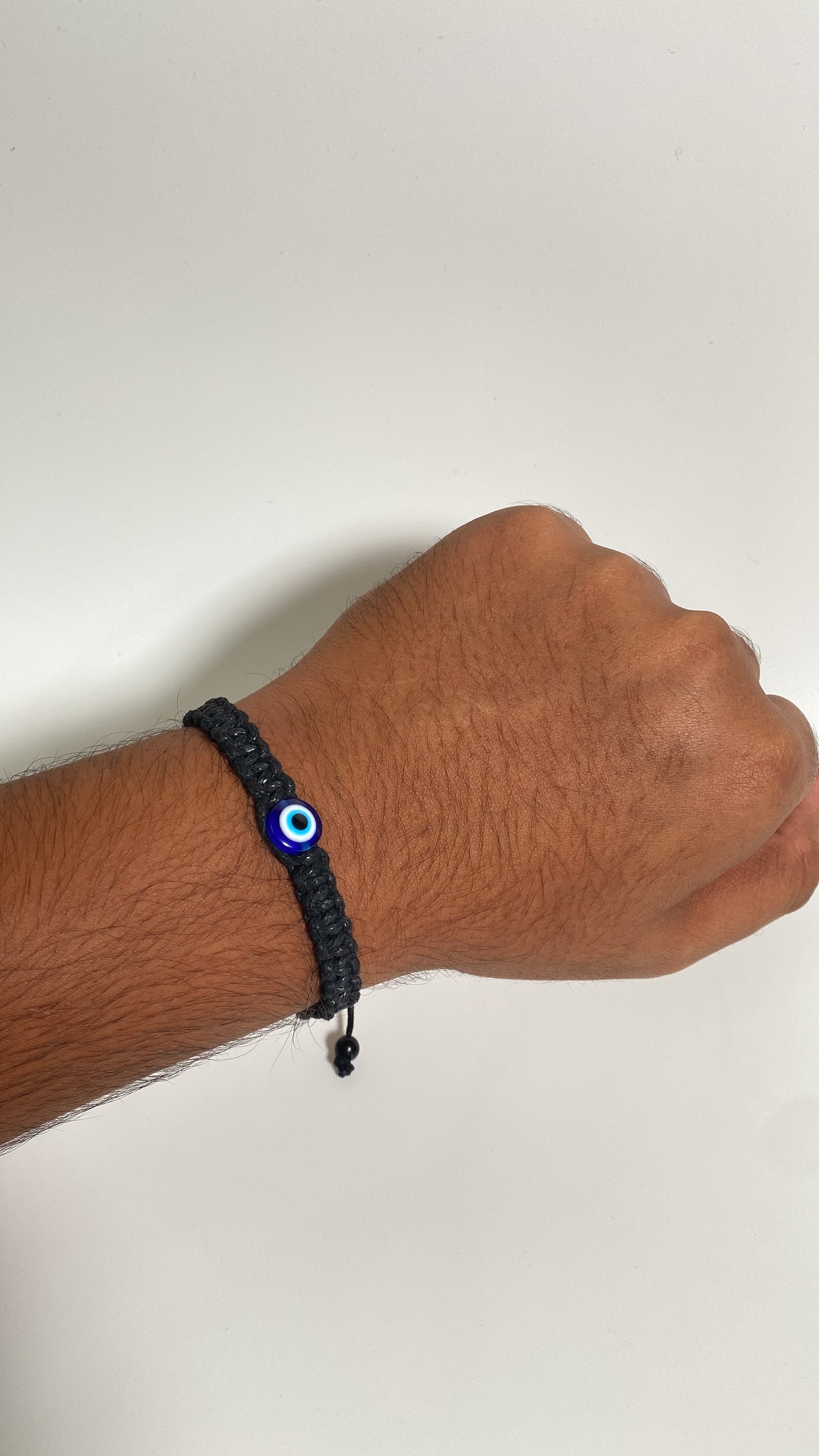 Thread evil eye bracelet