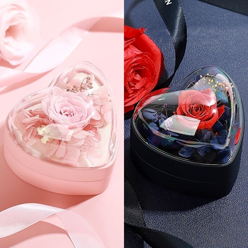 Preserved flower Ring box