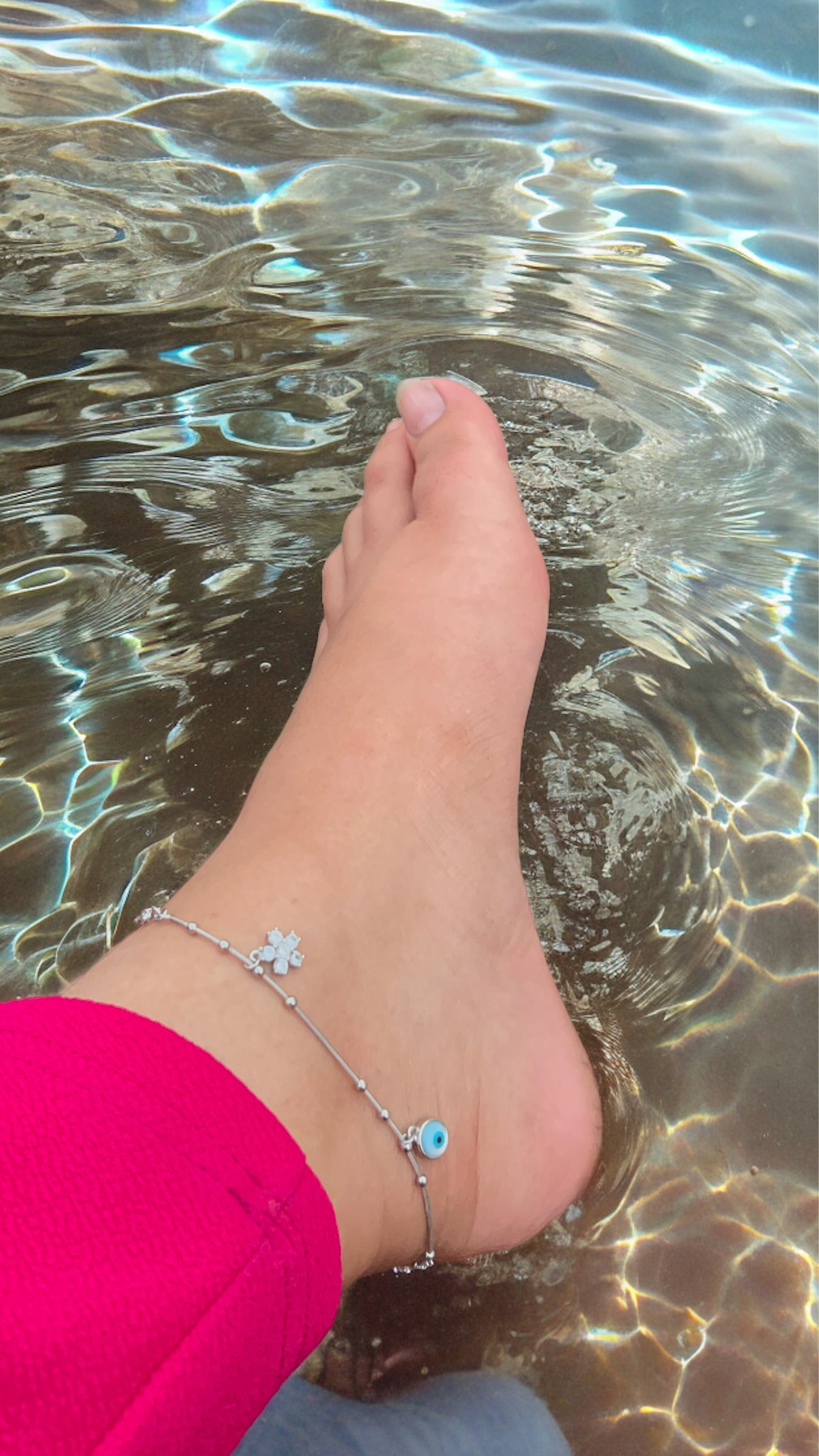 Evil eye anklet with premium packing