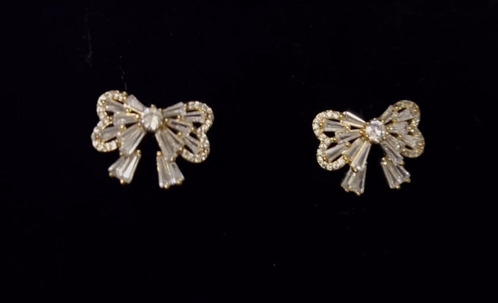 Bow earrings