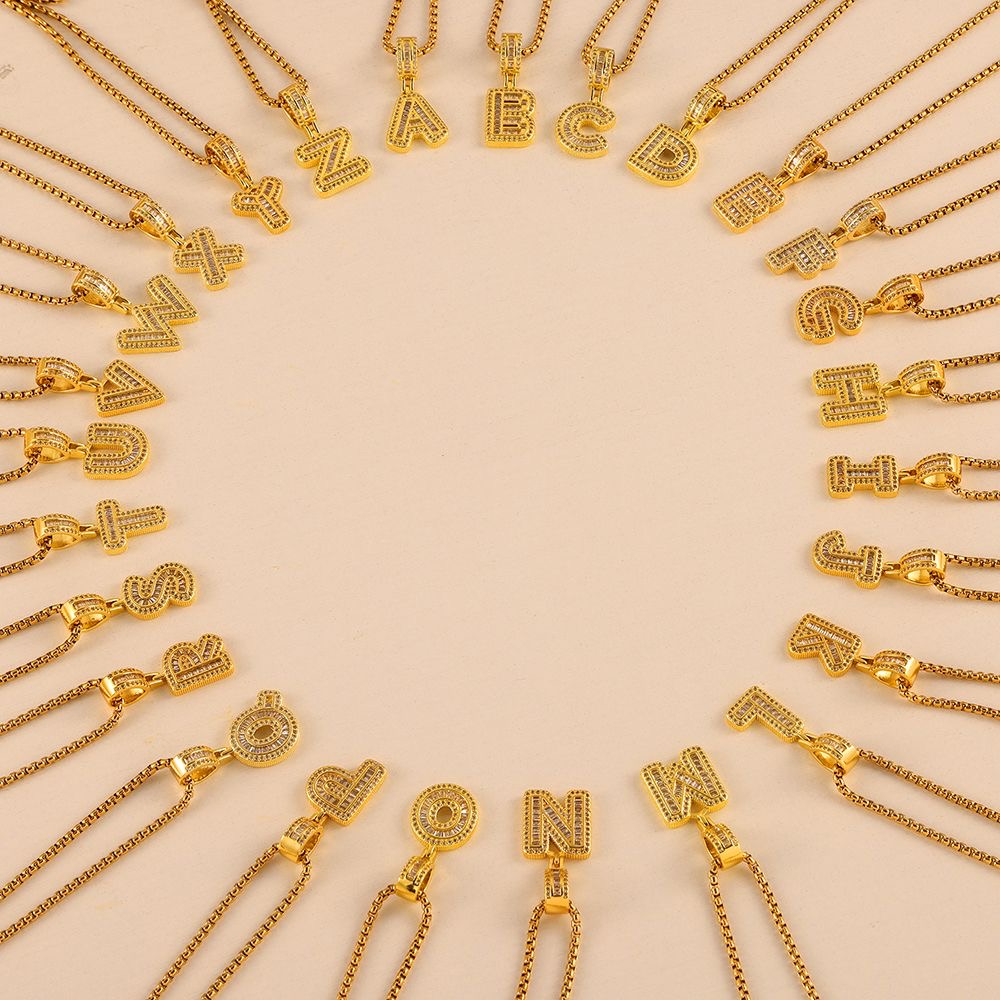 Initial necklace