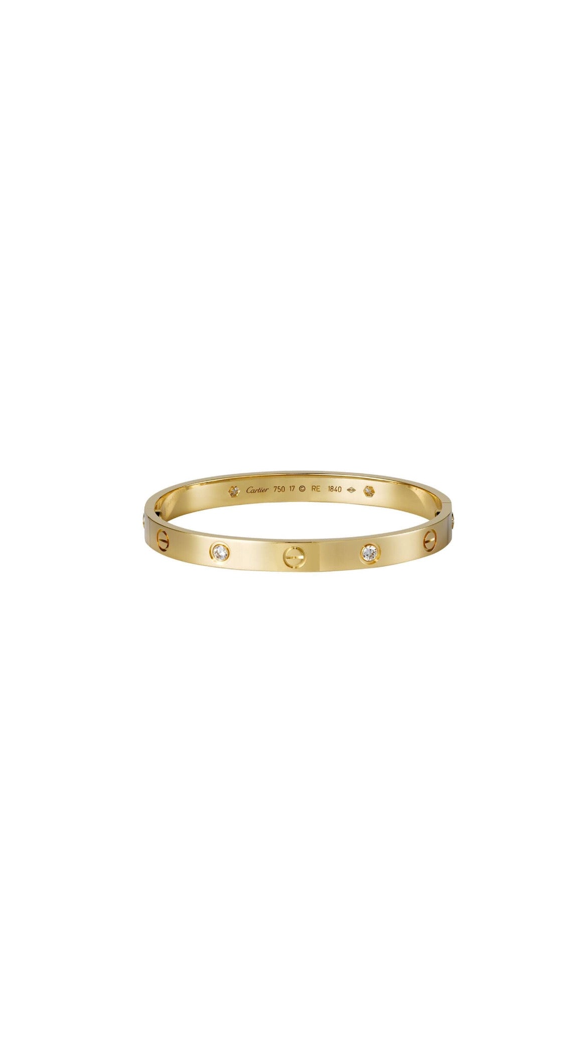 Love golden bracelet
