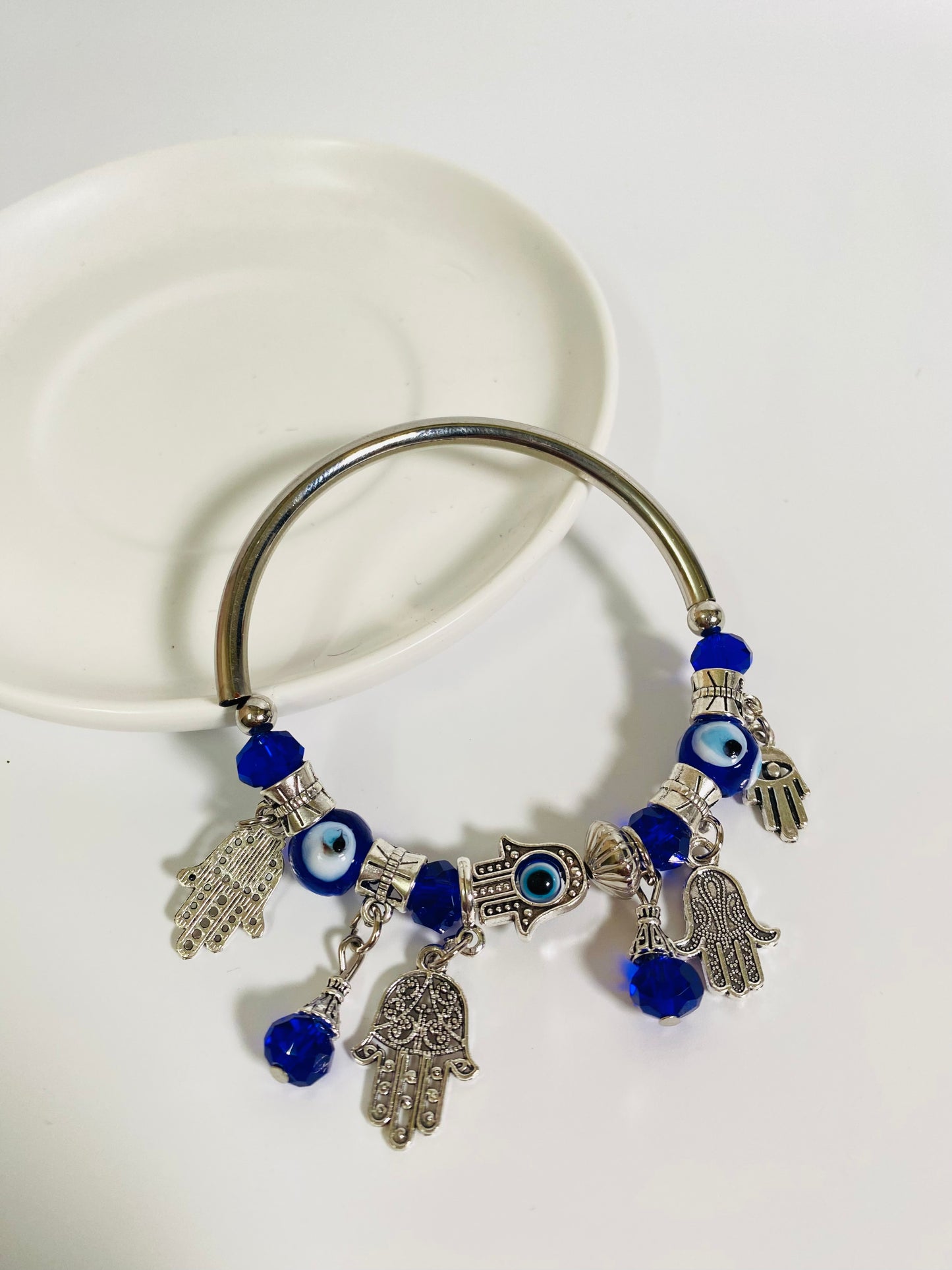 Evil eye hamsa bracelet