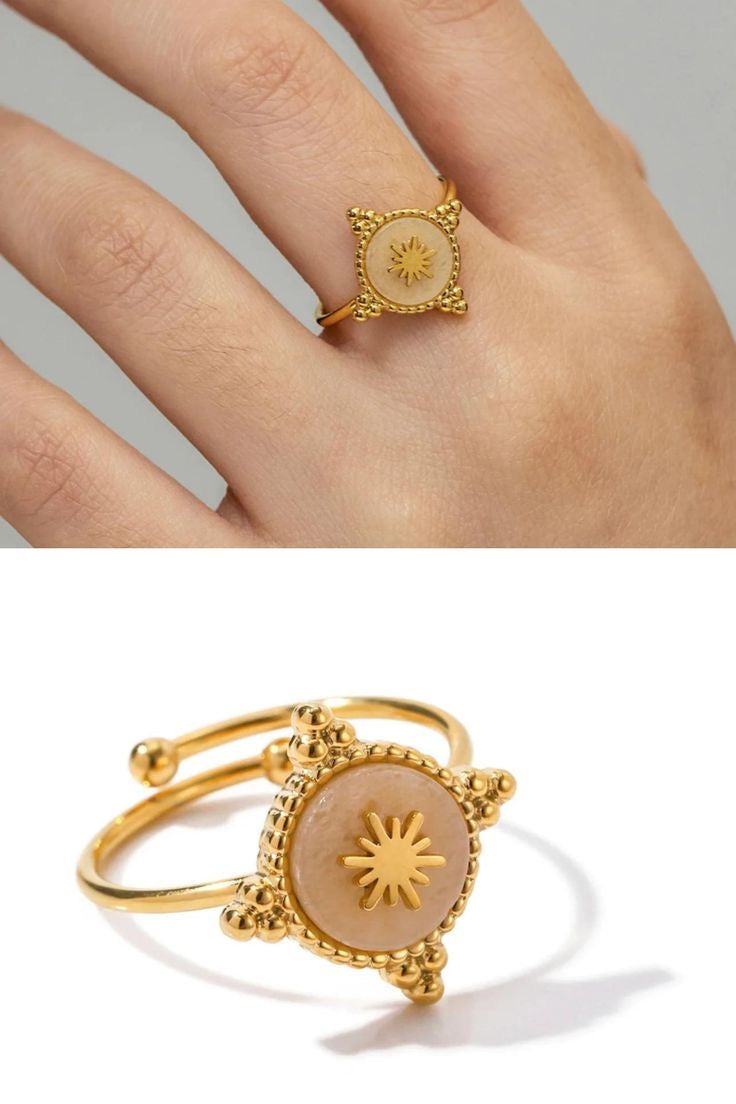Sun star ring