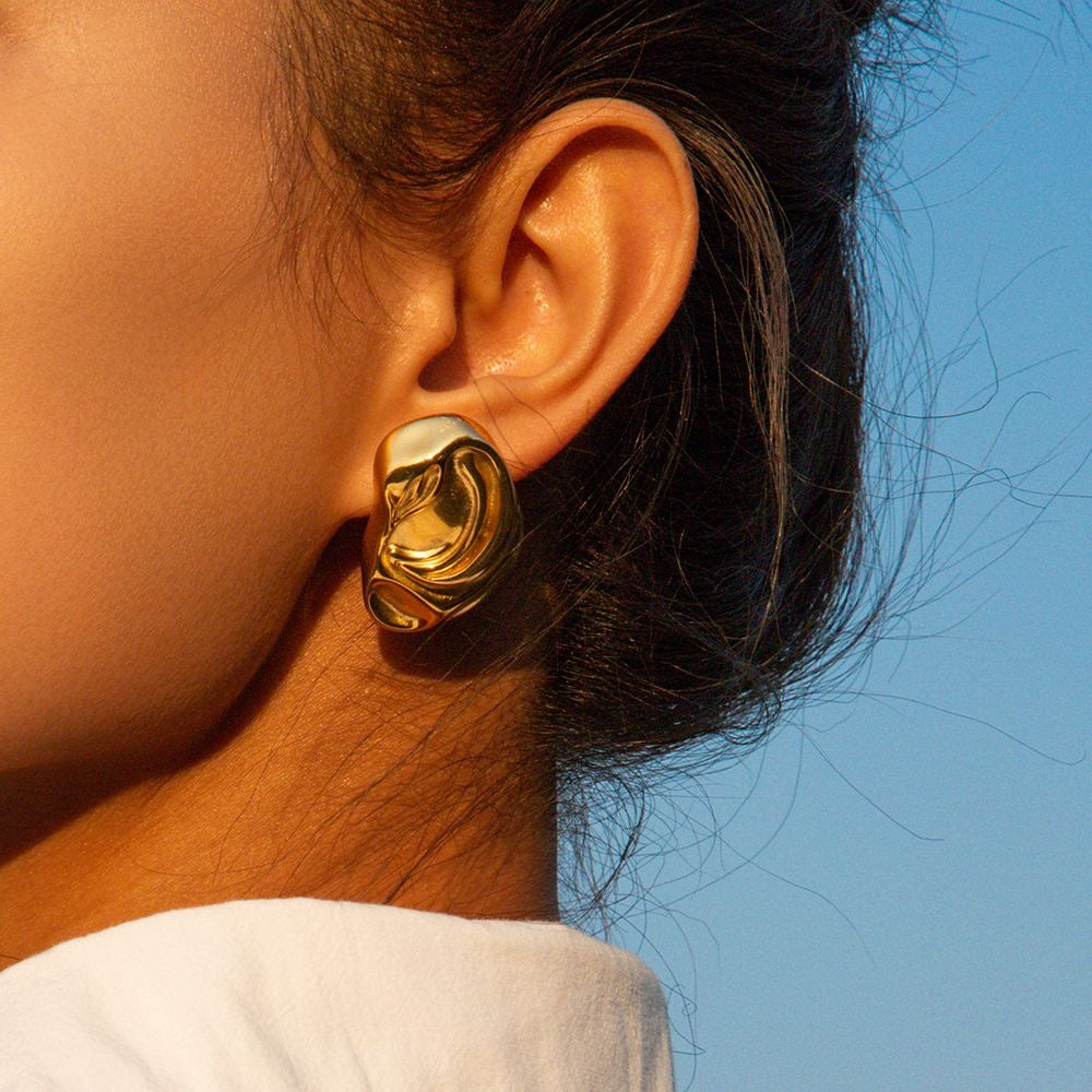 Amber earrings