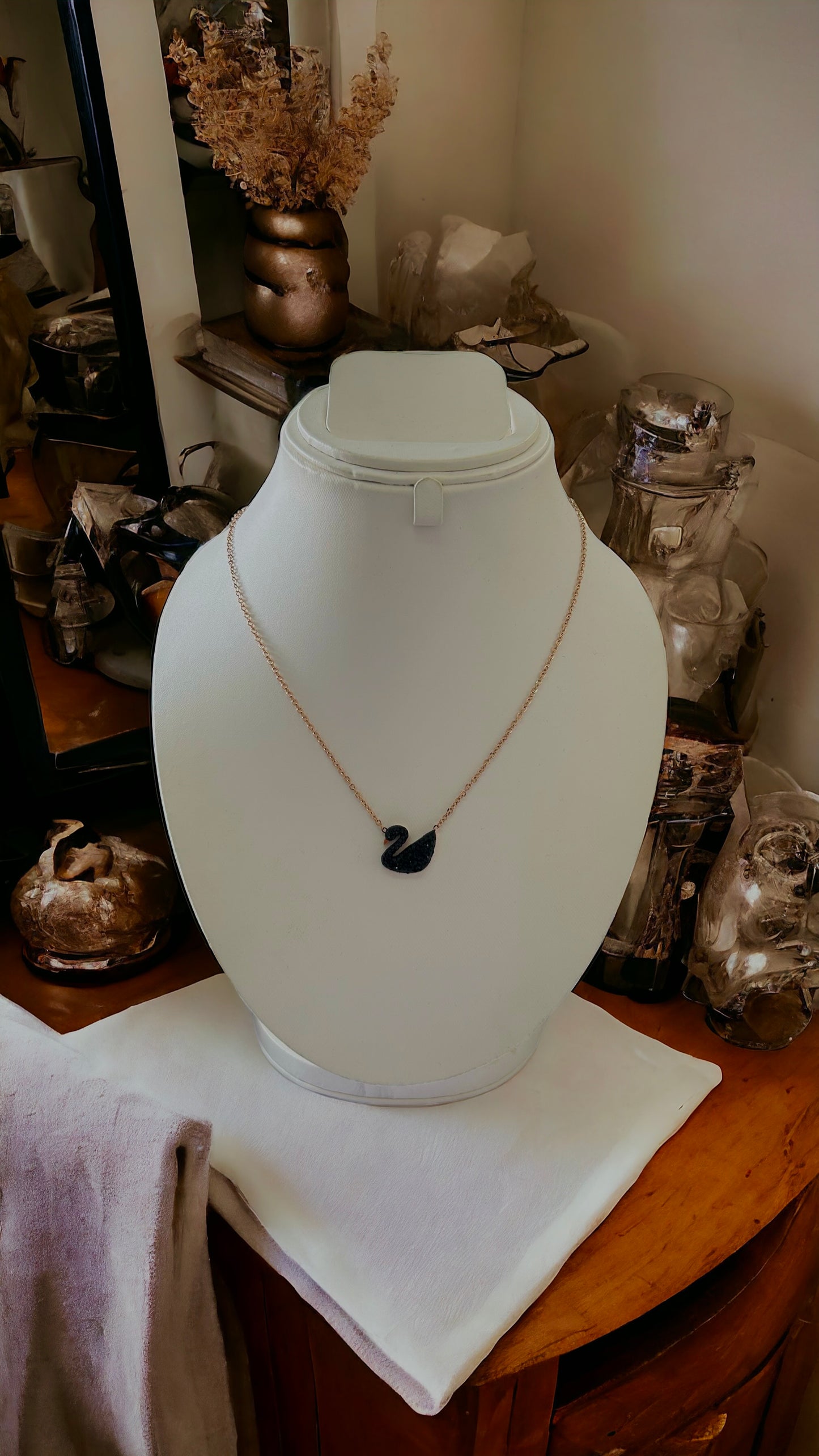 Swan necklace