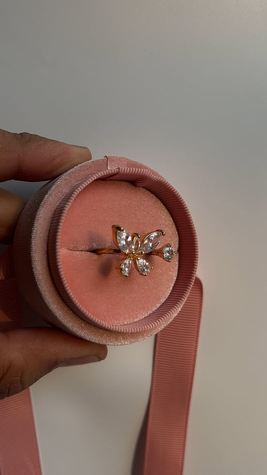 Adonis butterfly ring