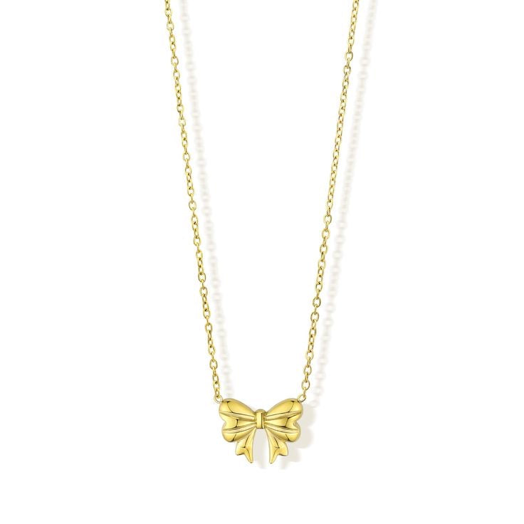 Ellie bow necklace
