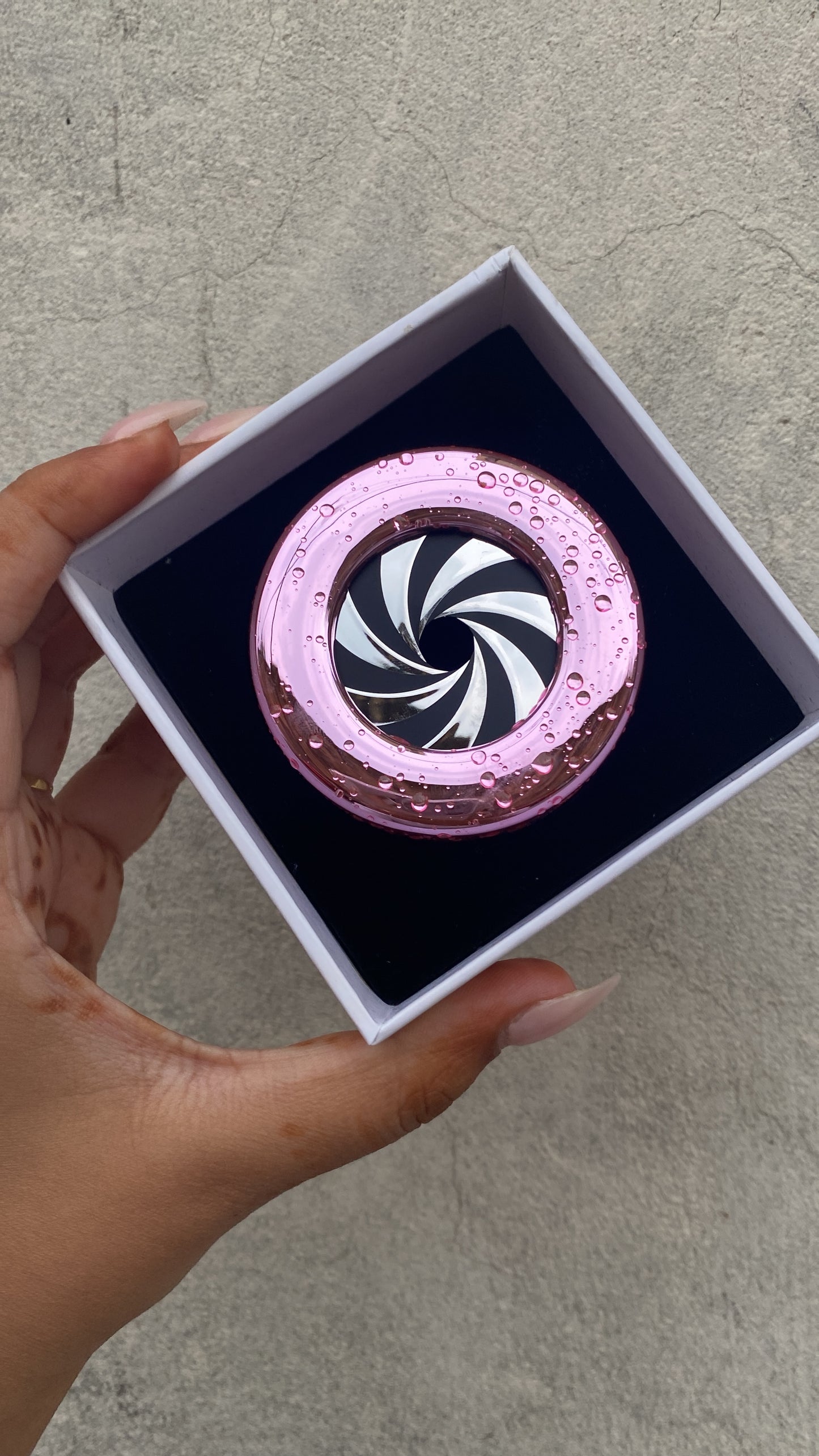 Water droplet ring box