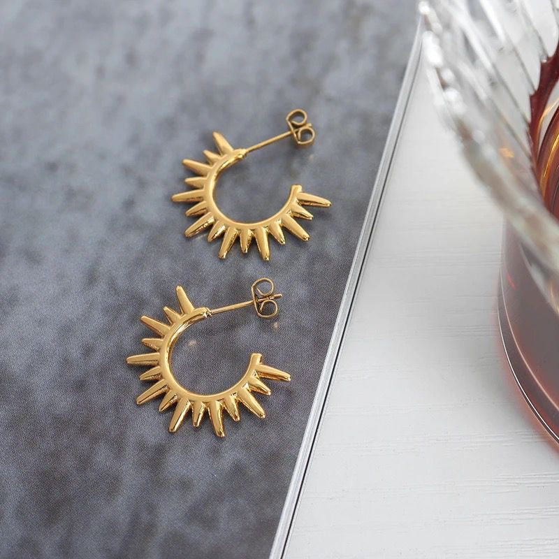 Sun earrings