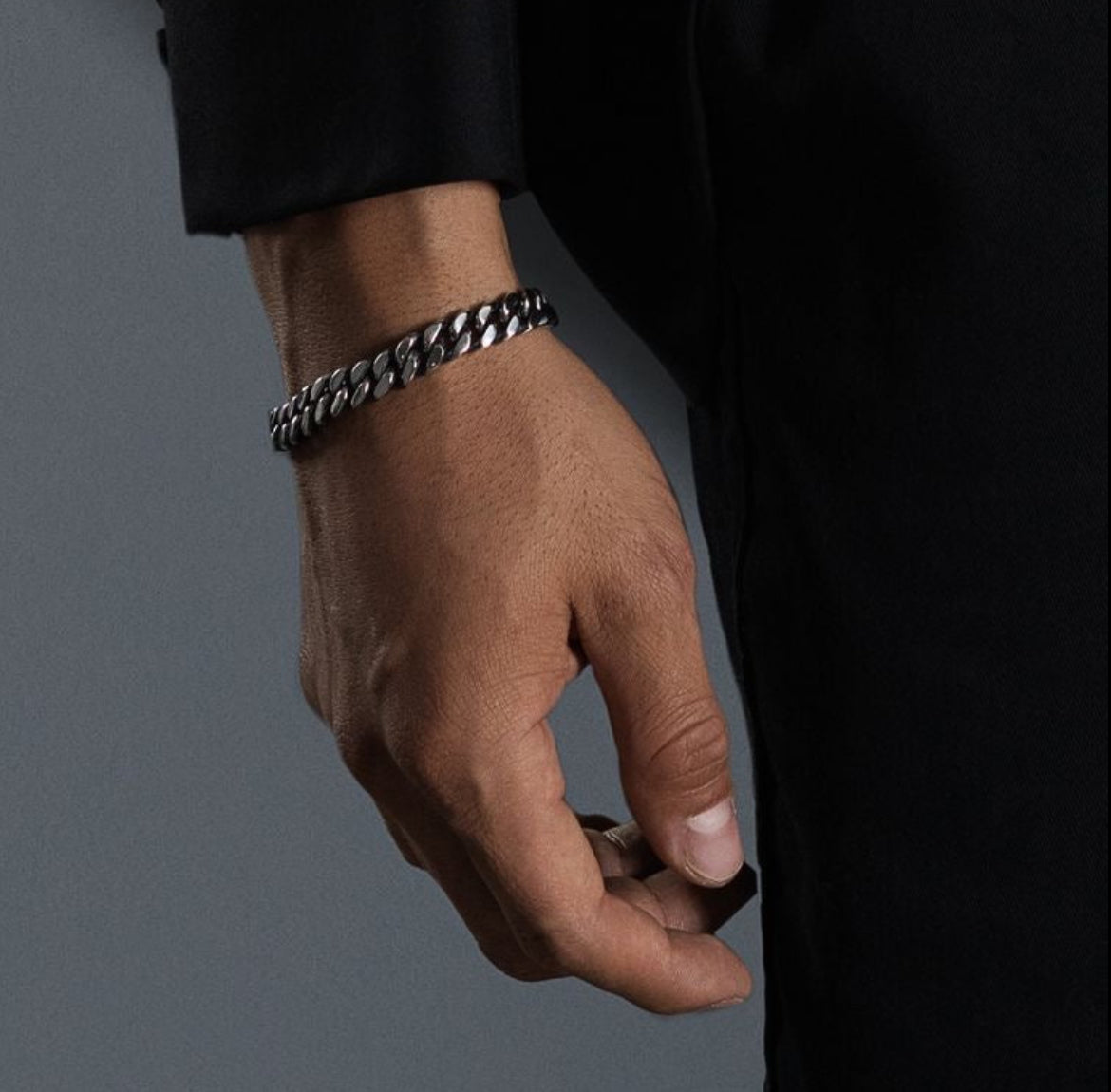 Cuban bracelet silver (my man)