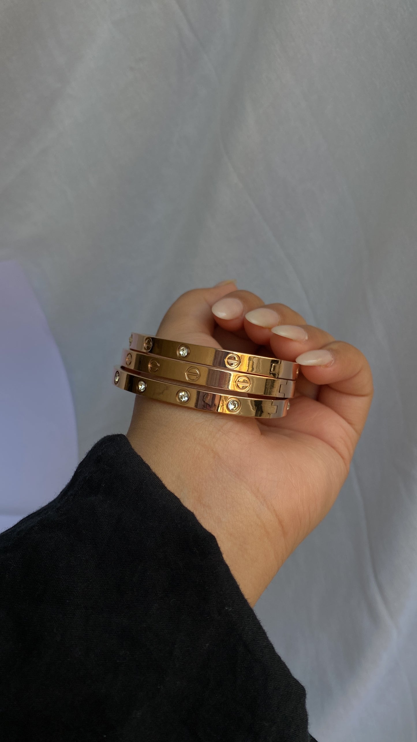 Love rose gold bracelet