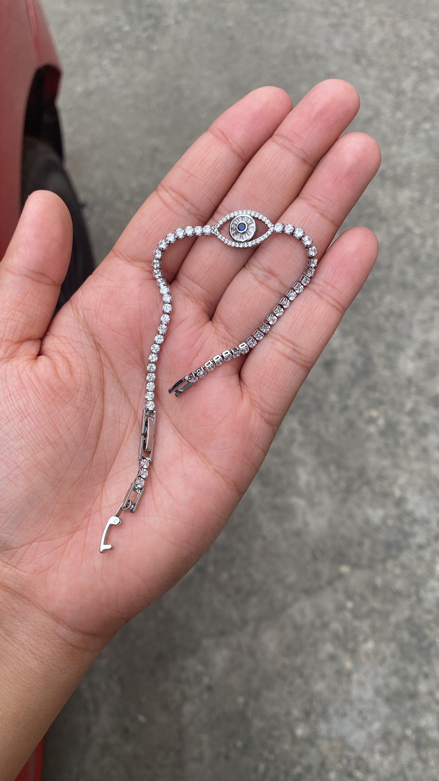 Gabriella evil eye bracelet (sterling silver925)