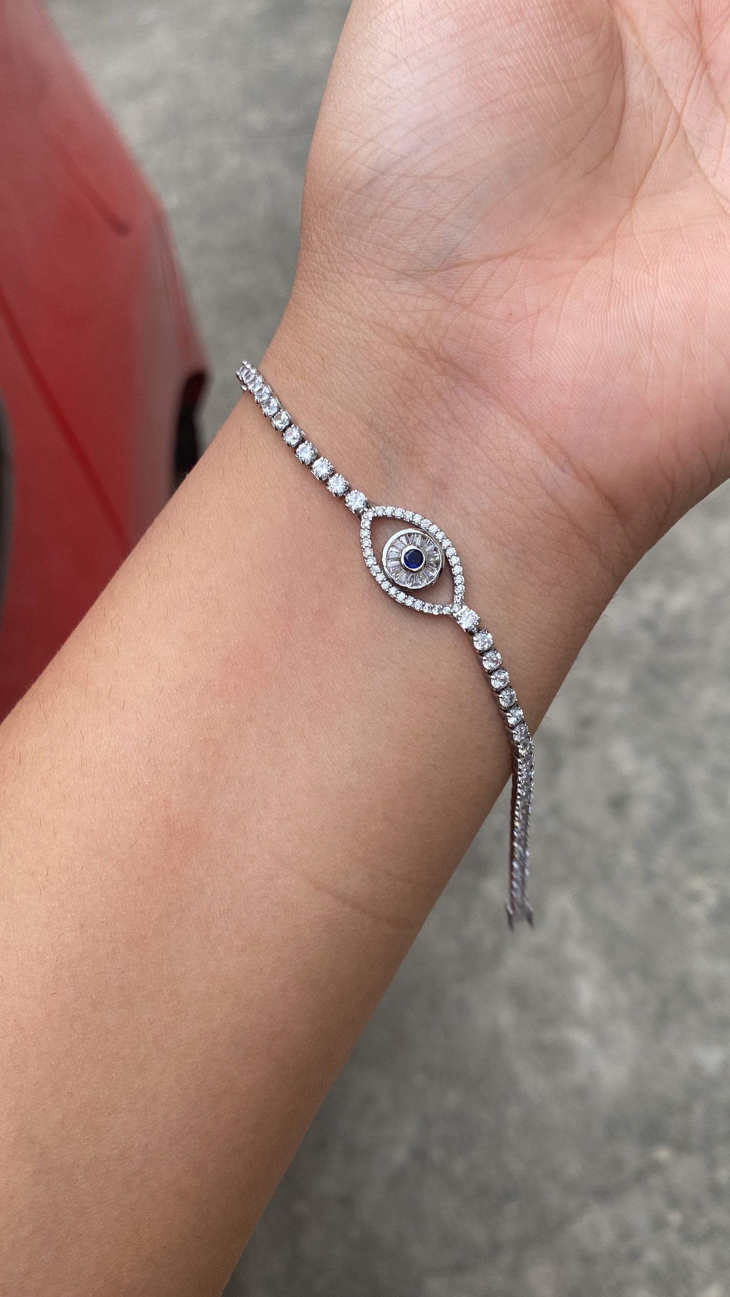 Gabriella evil eye bracelet (sterling silver925)