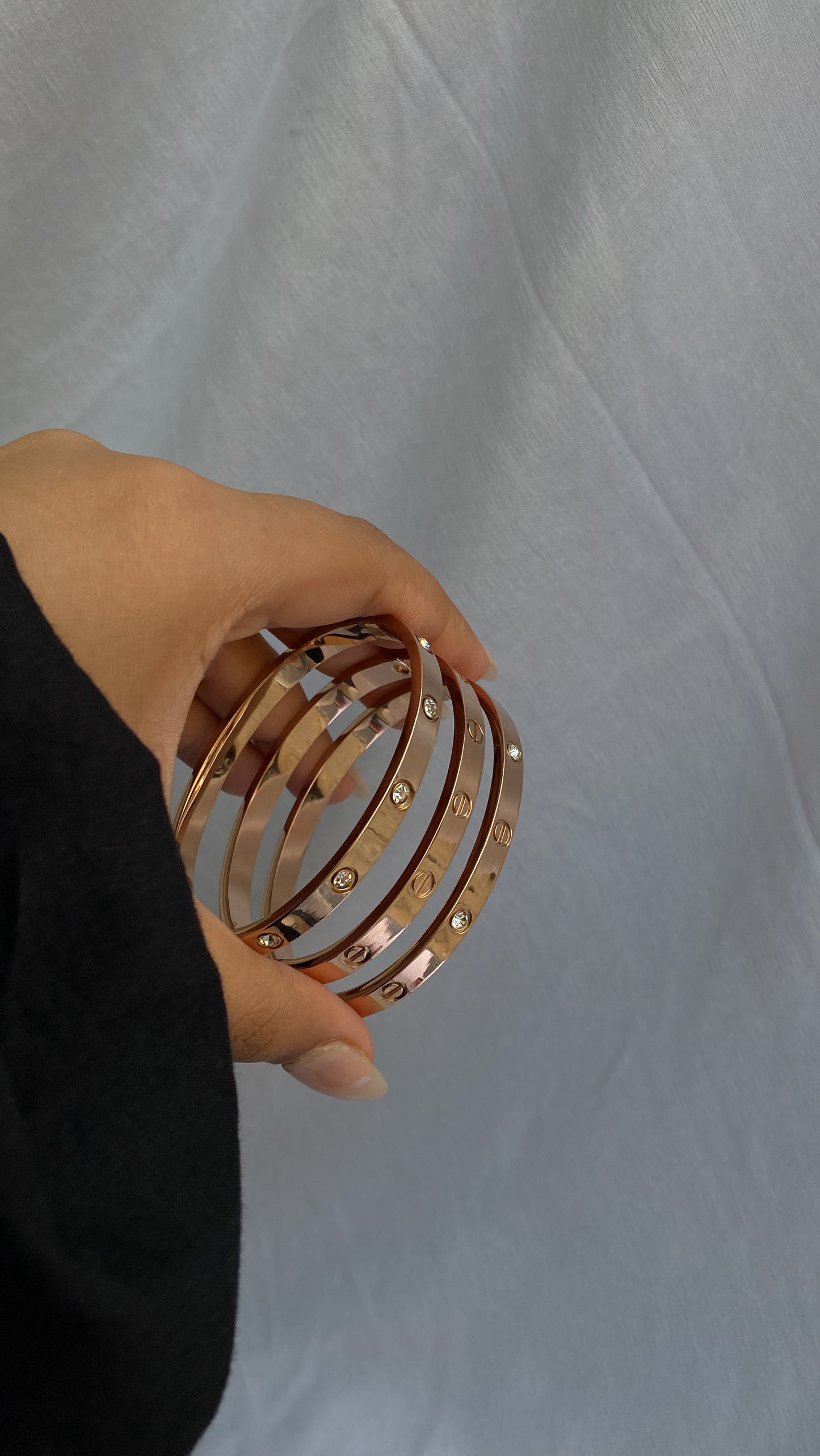 Love rose gold bracelet