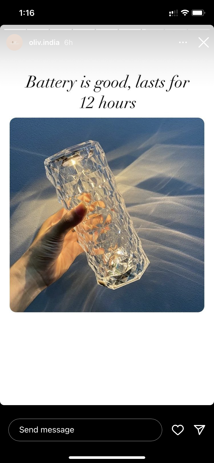 Crystal lamp