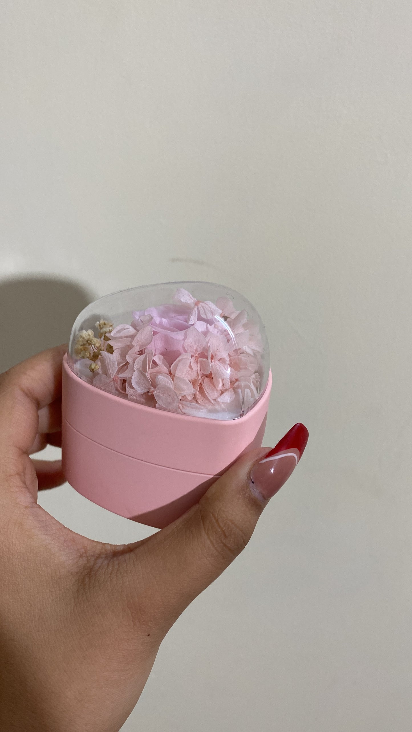 Preserved flower Ring box