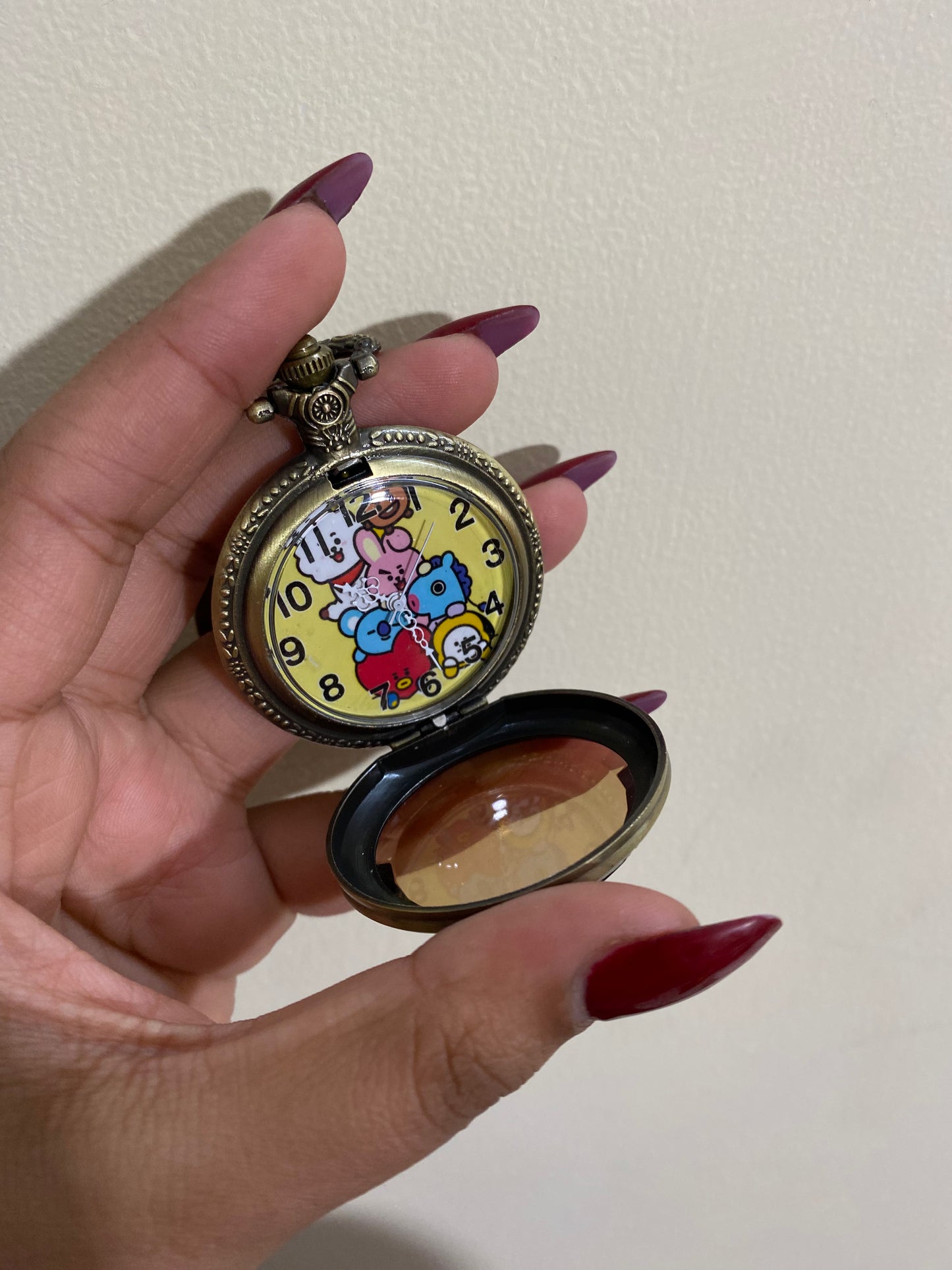 Bts minis antique watch keychain