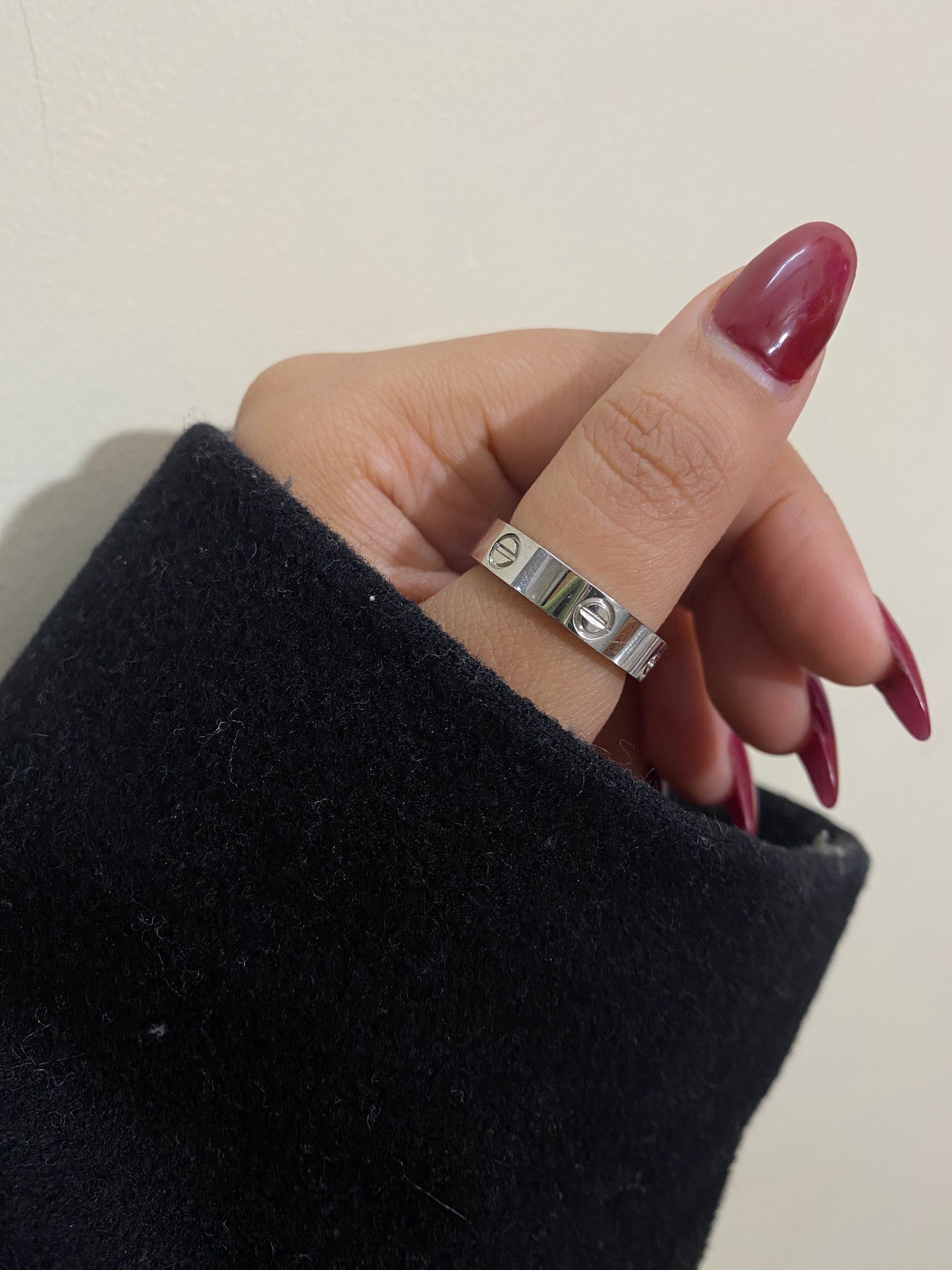 Love Silver ring
