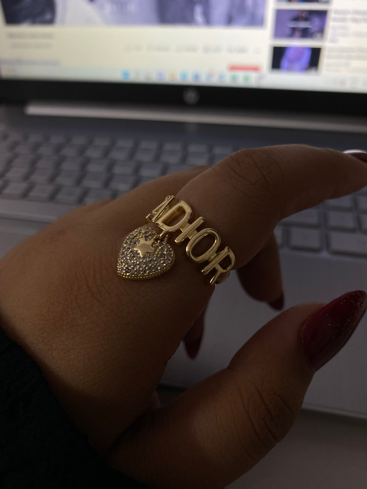 Jadior heart ring