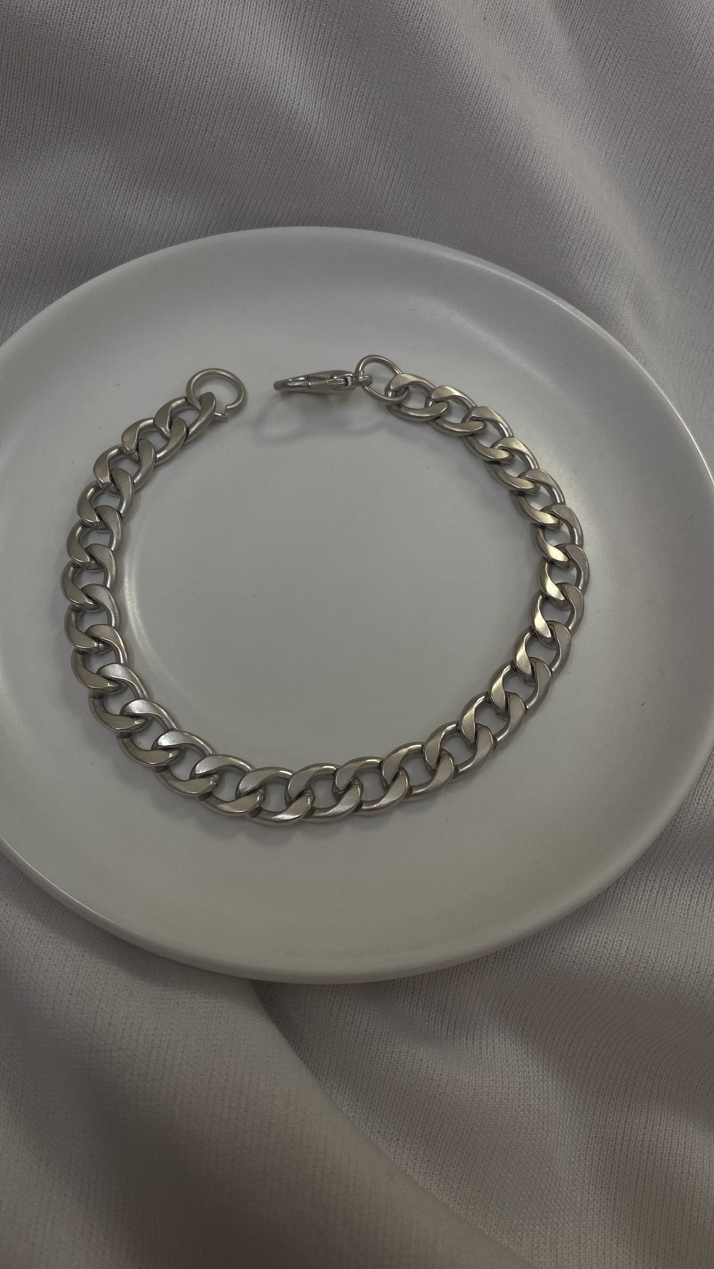 Cuban bracelet silver (my man)