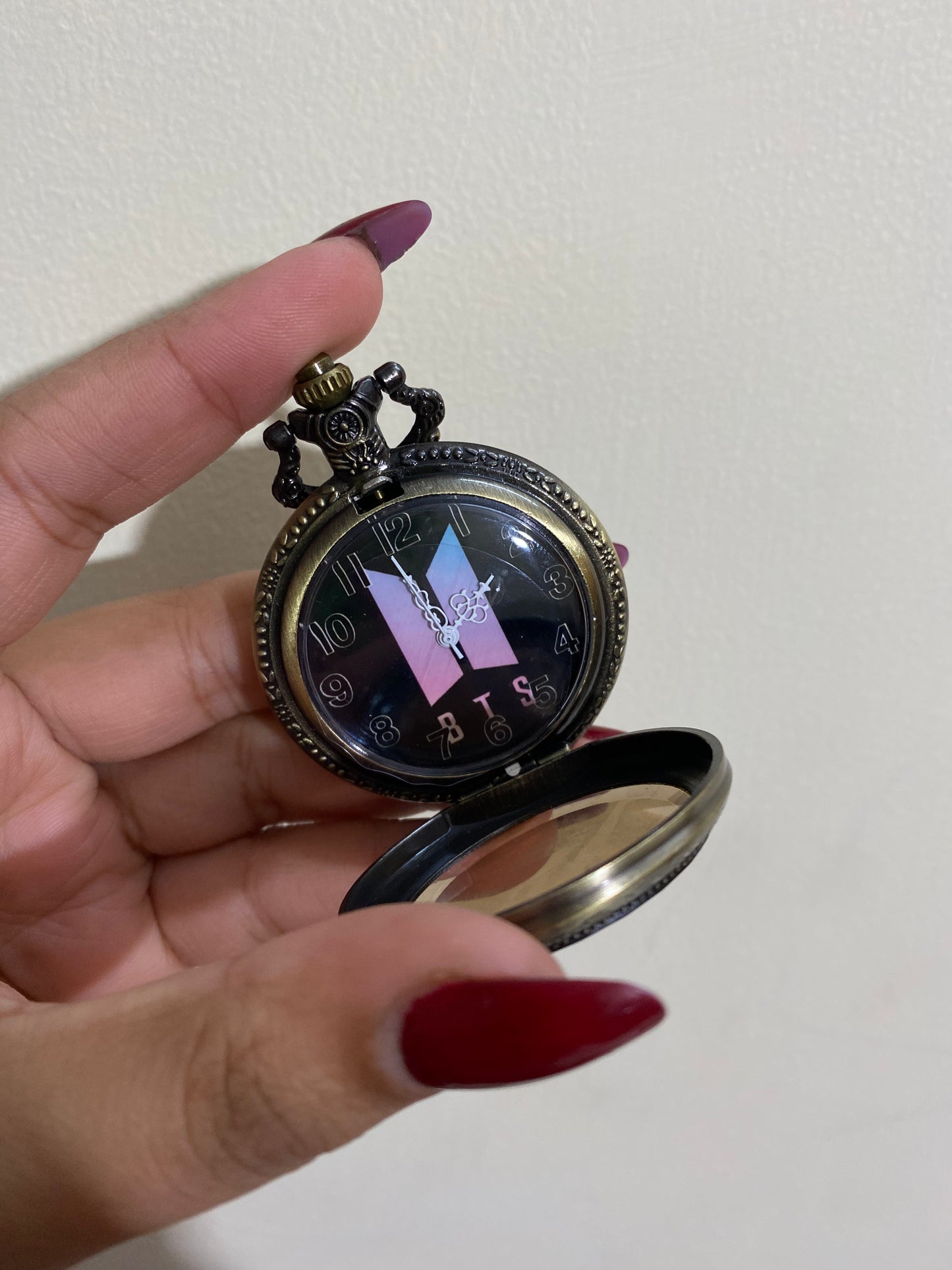 BTS antique watch keychain
