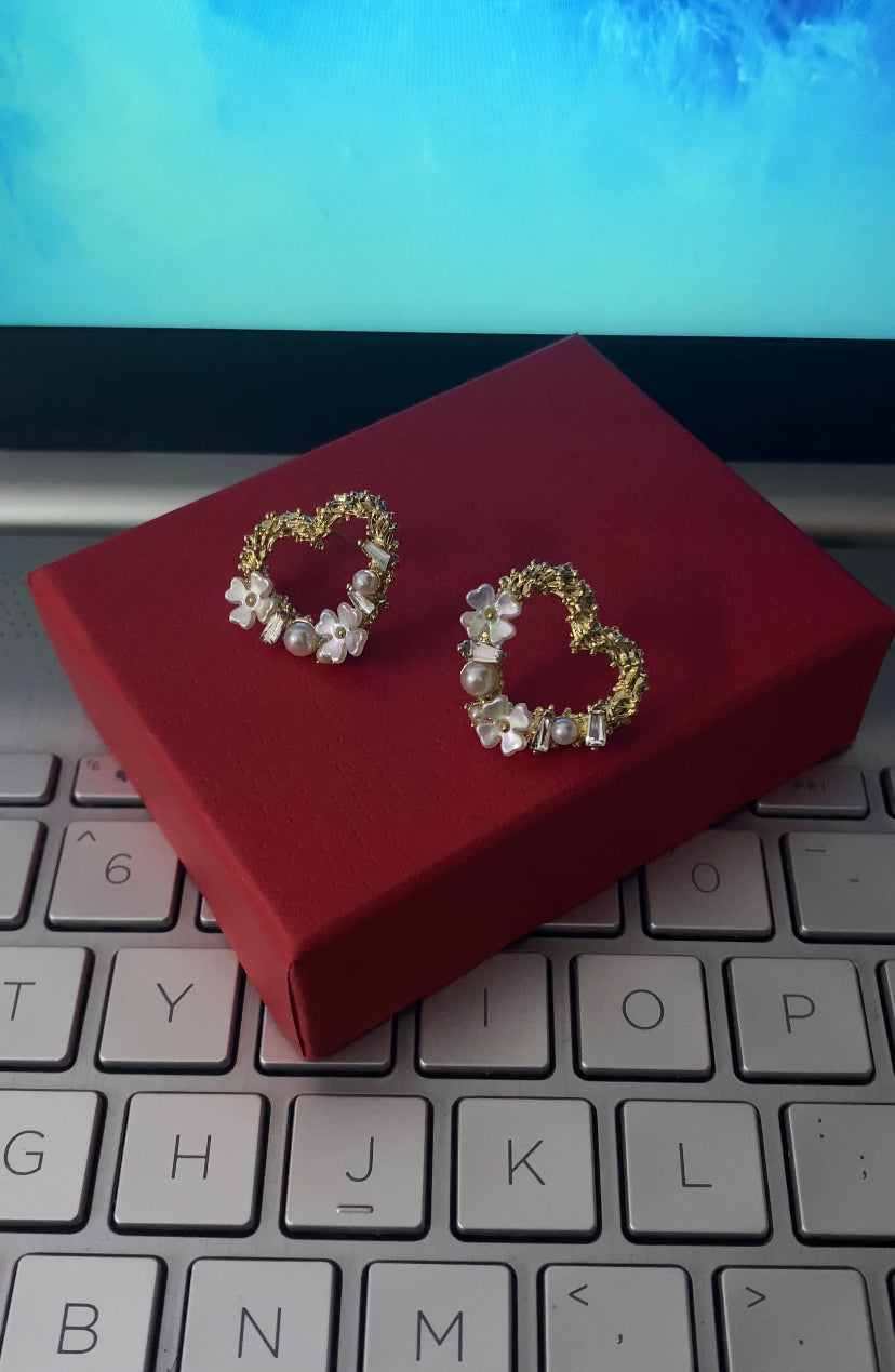 Stole my heart studs