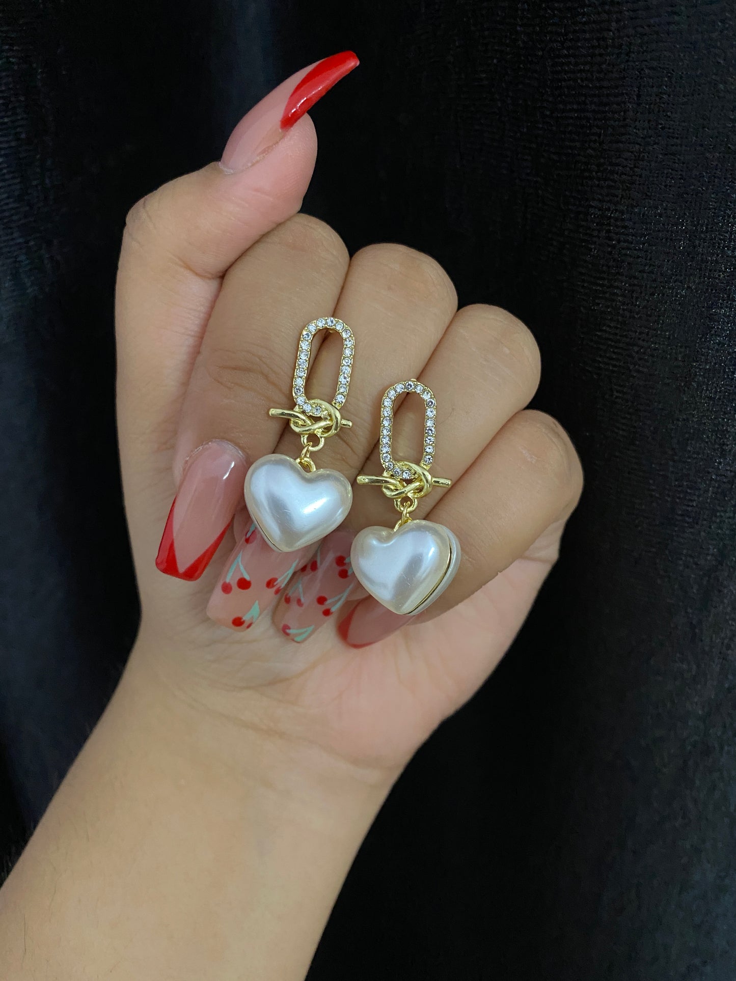 heart earrings