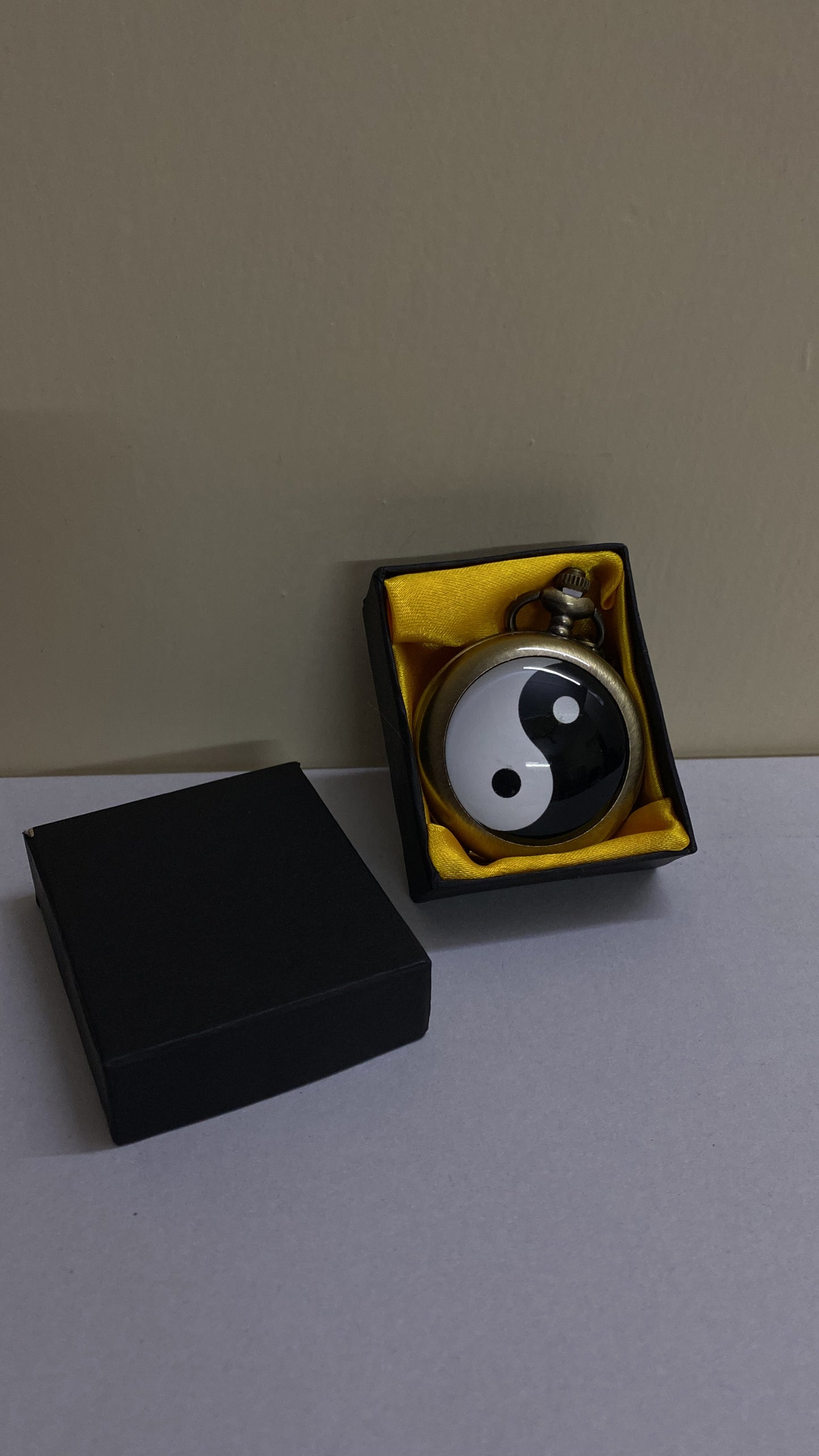 Yinyang antique watch keychain