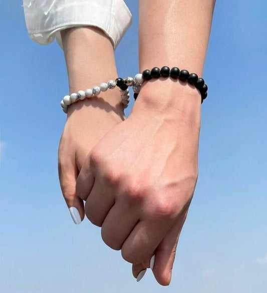 Our Couple magnetic heart bracelet  set(2 bracelets)