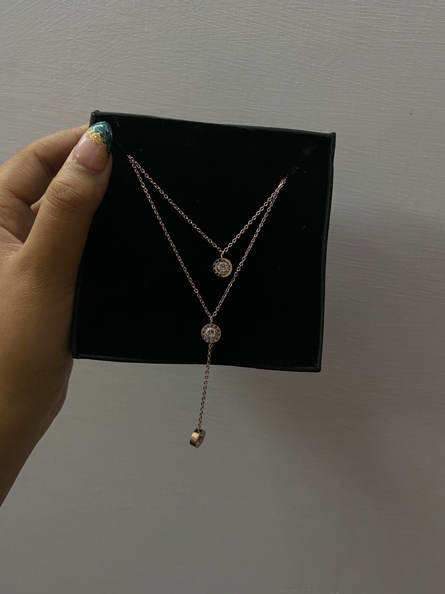 Roman layered necklace