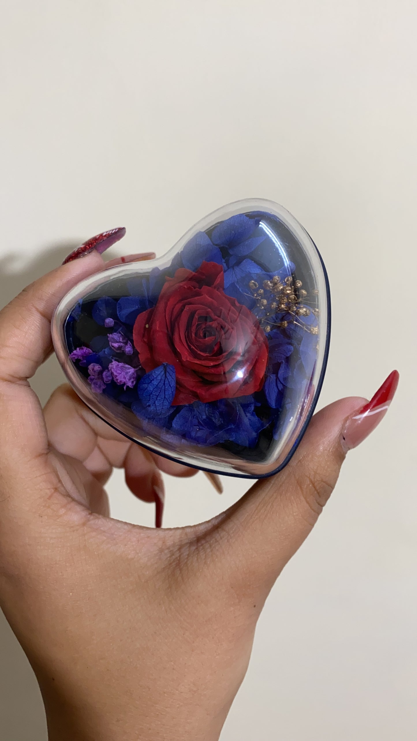 Preserved flower Ring box