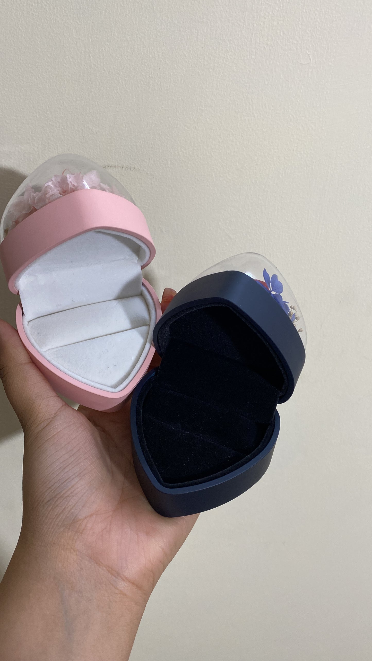 Preserved flower Ring box