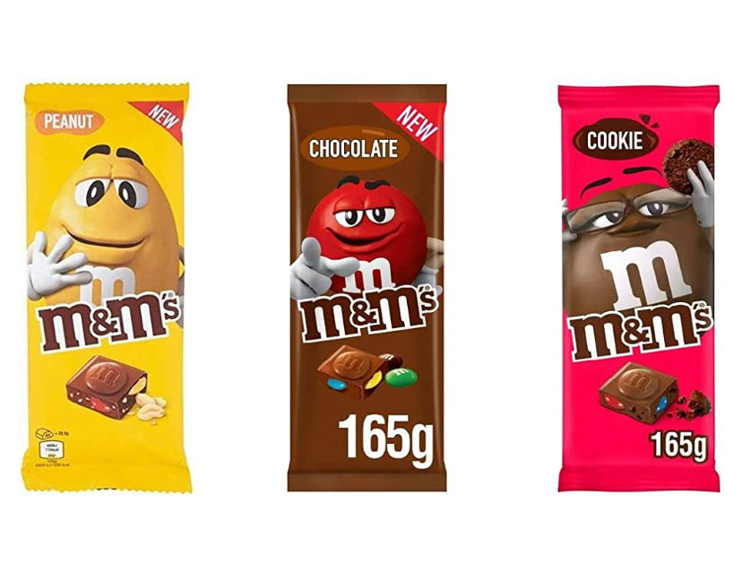 M&M’s cookie milk chocolate bar 165 g