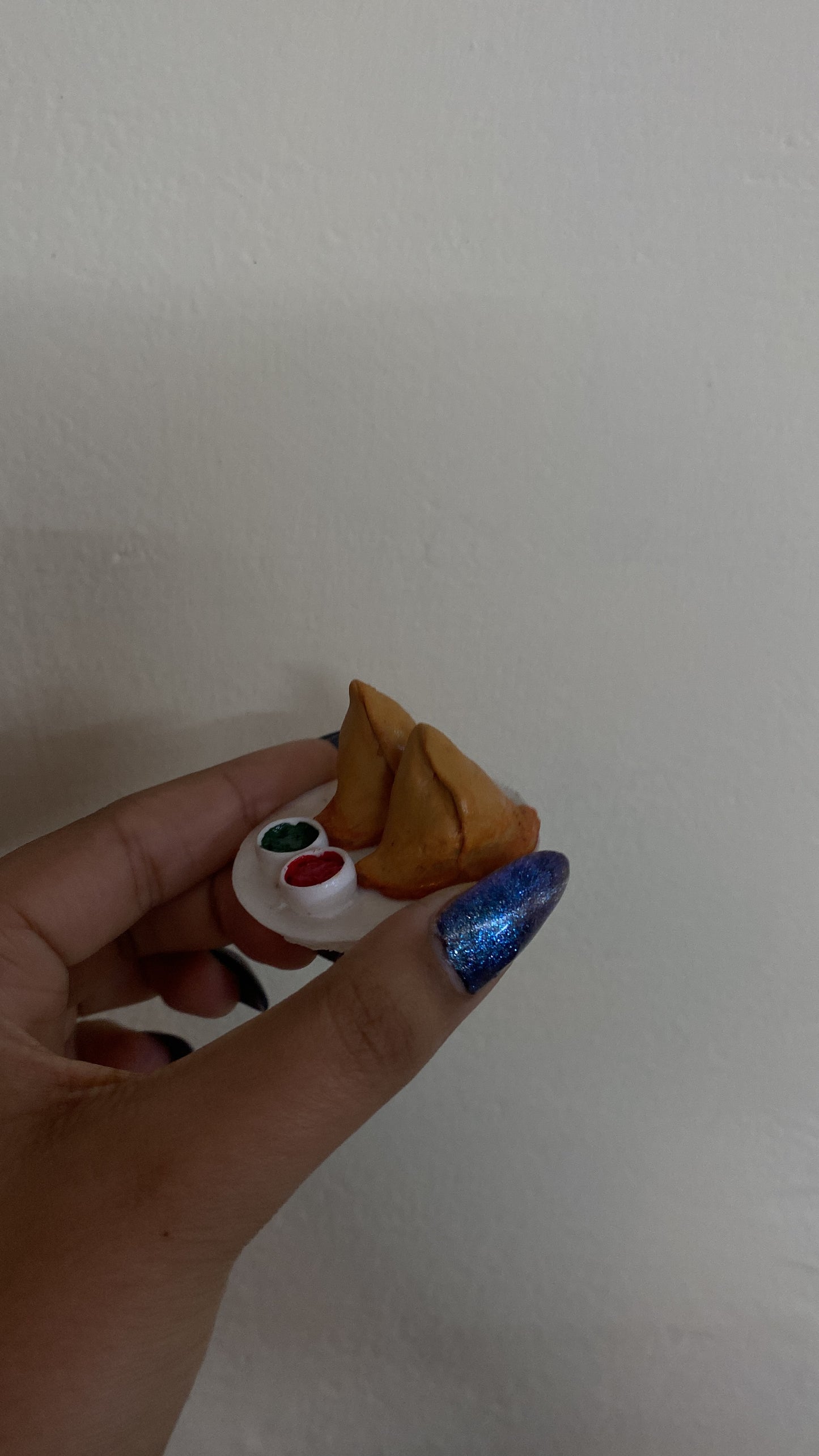 Samosa fridge magnet