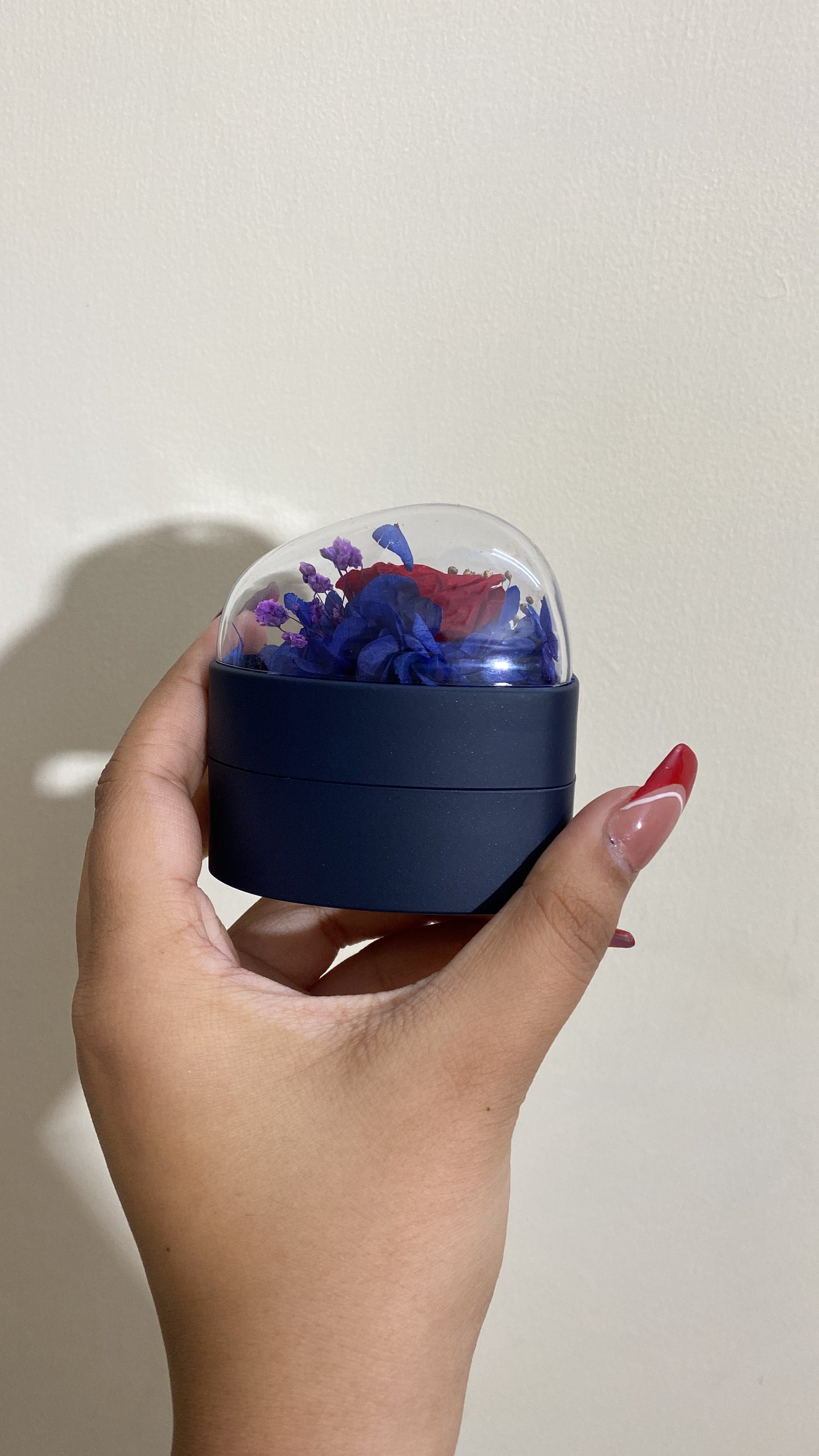 Preserved flower Ring box