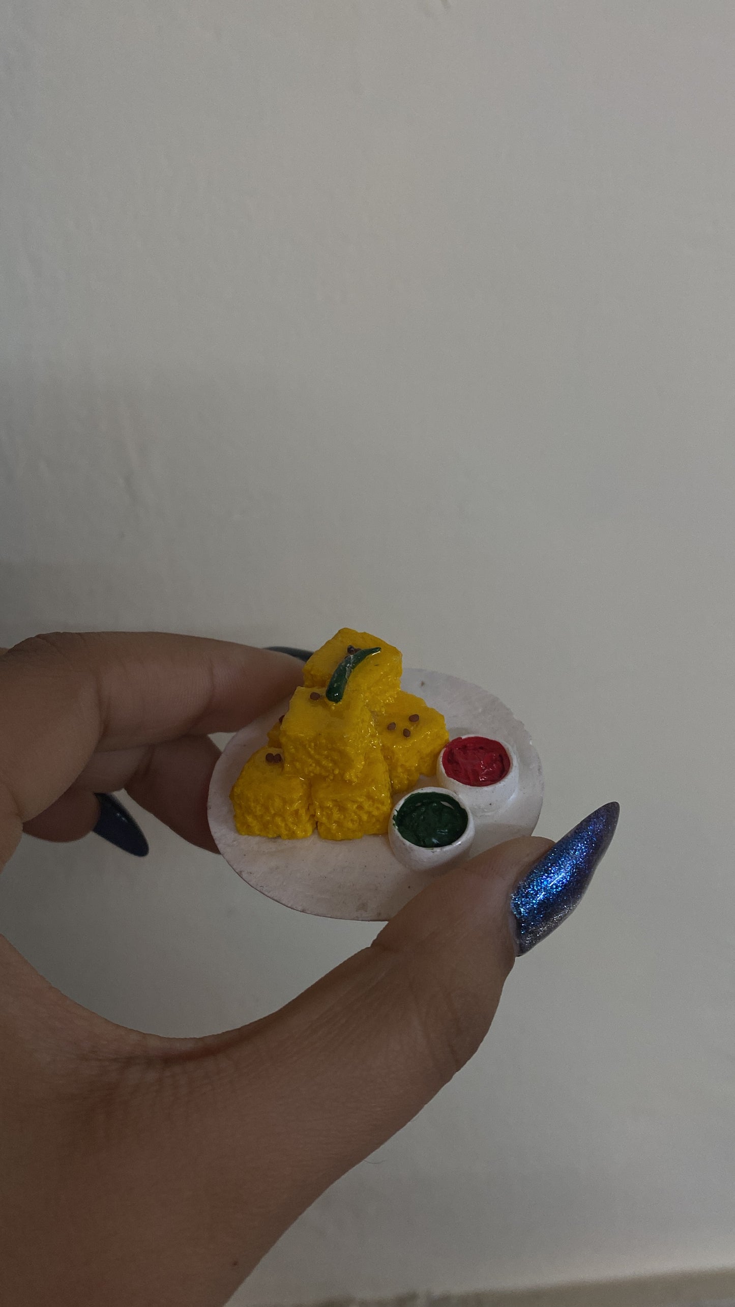 Dhokla fridge magnet