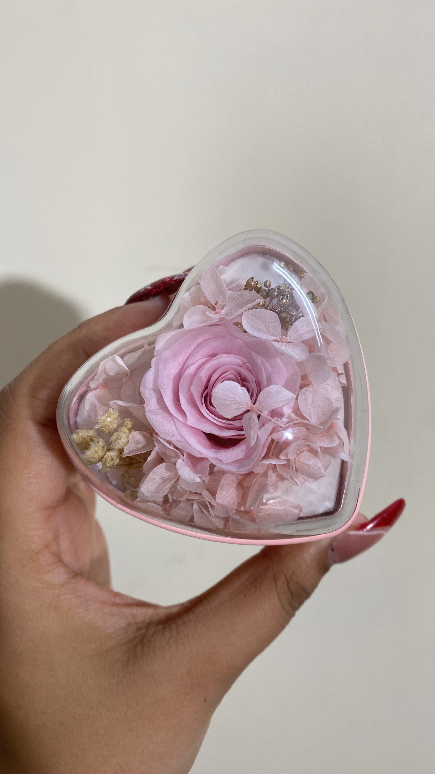 Preserved flower Ring box