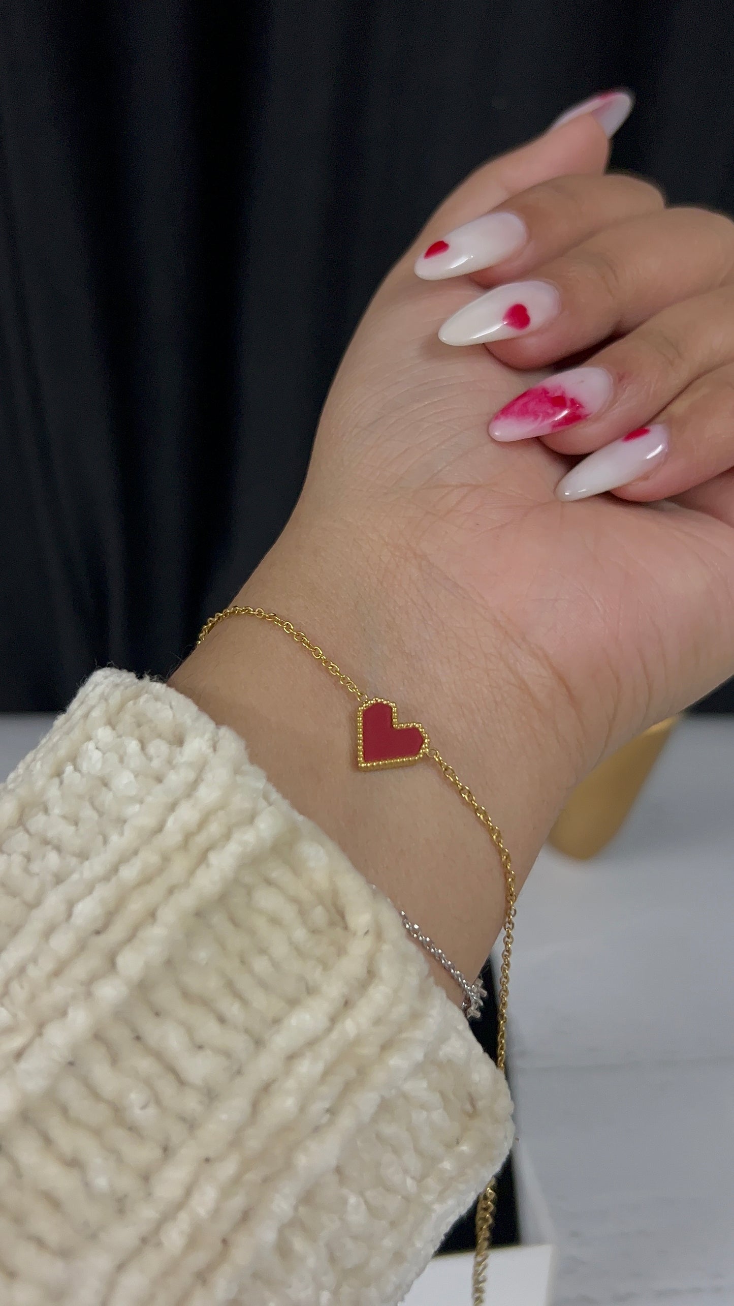 Princess heart bracelet