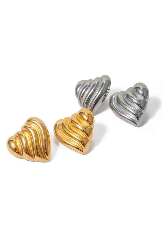 Heart giggle earrings