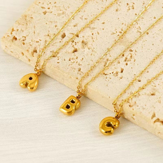 Initial sparkle necklace