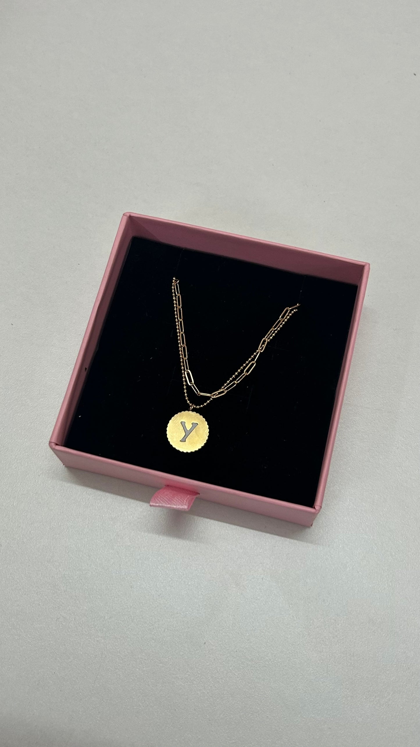 Y initial necklace