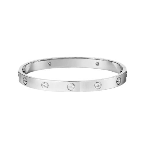 Love silver bracelet