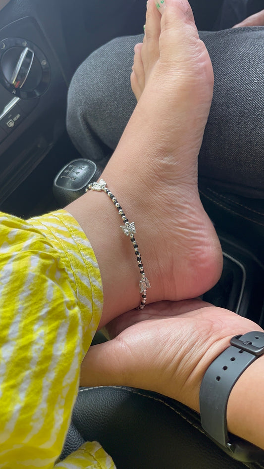 Butterfly anklet