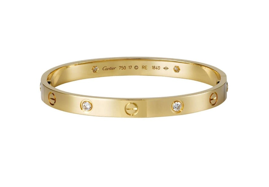 Love golden bracelet