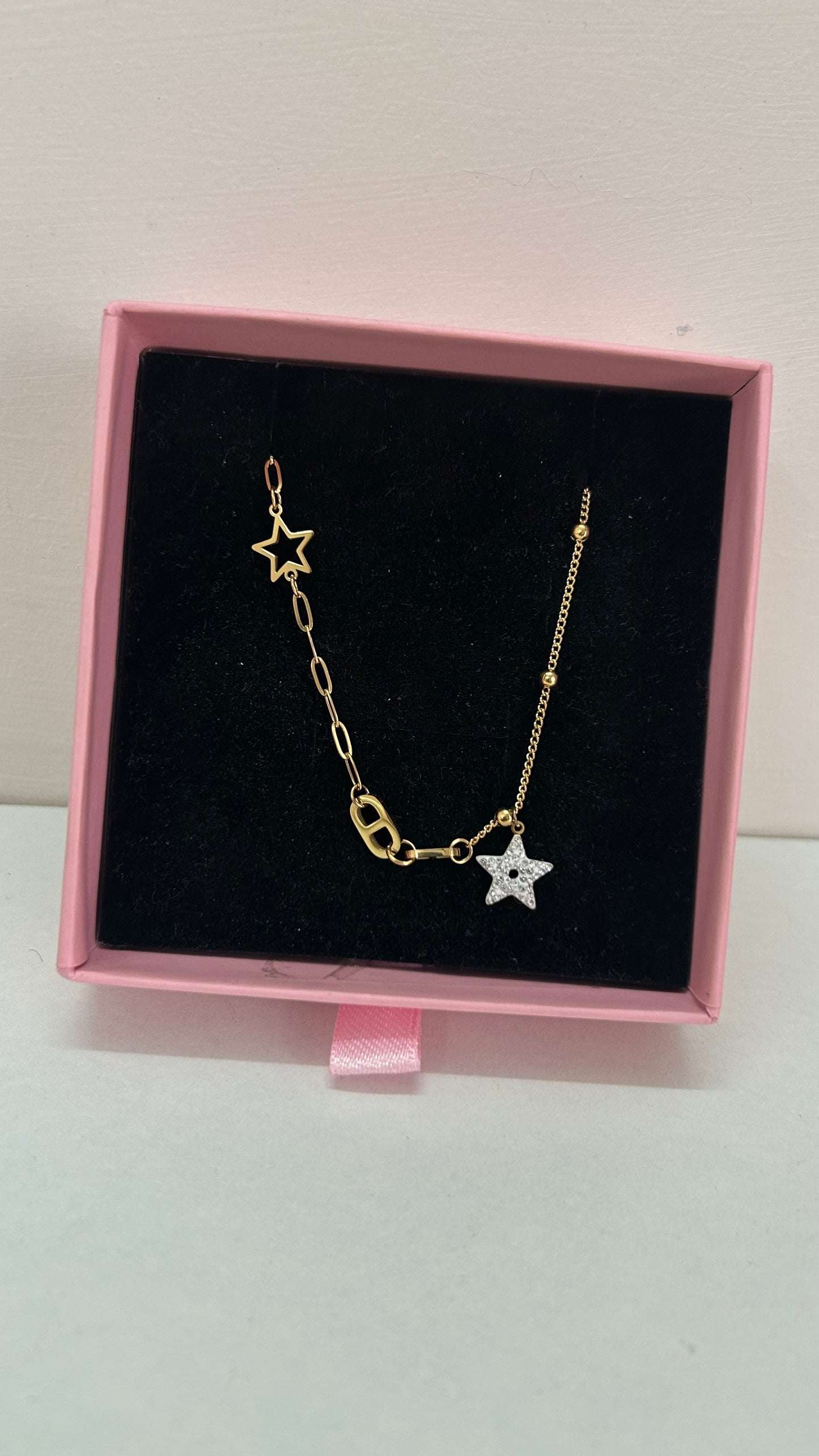 Multi star necklace