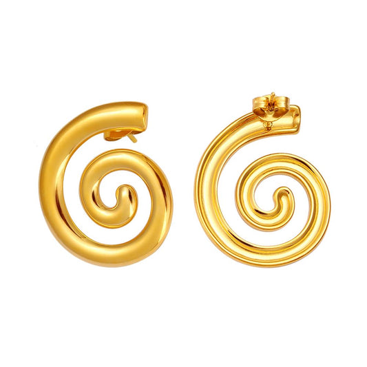 Spiral earrings