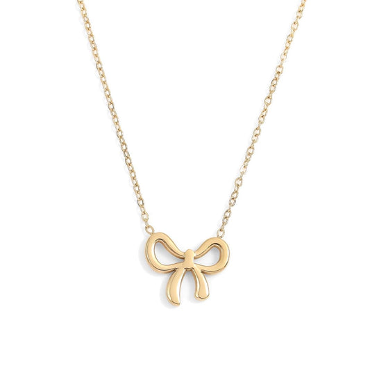 Marin bow necklace