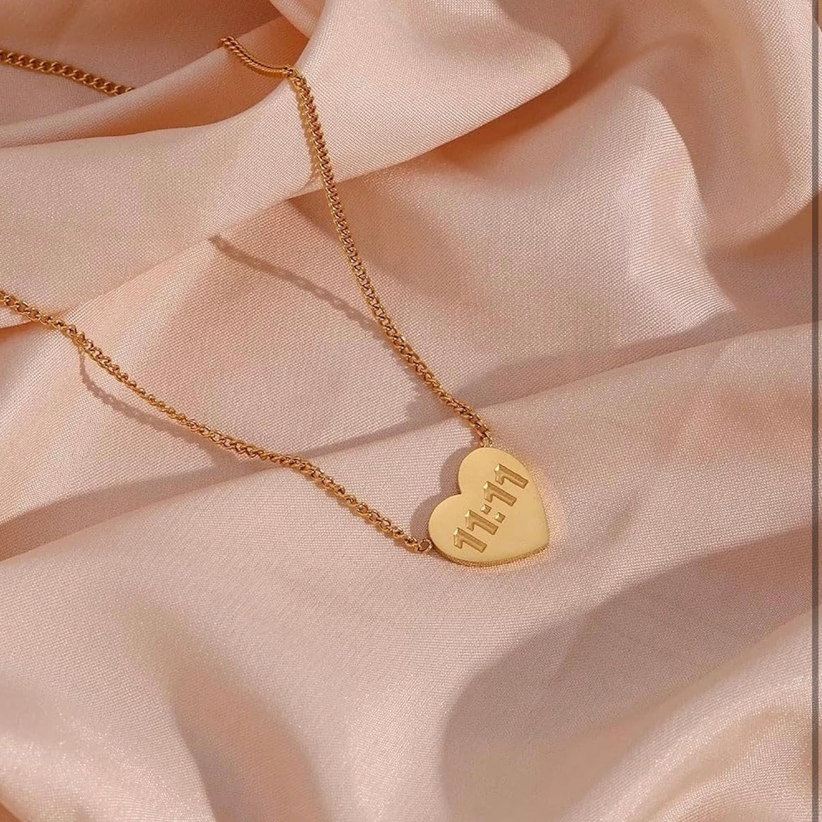 11:11 heart necklace